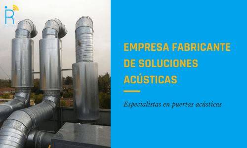 Empresa Soluciones Acusticas IR Acustica