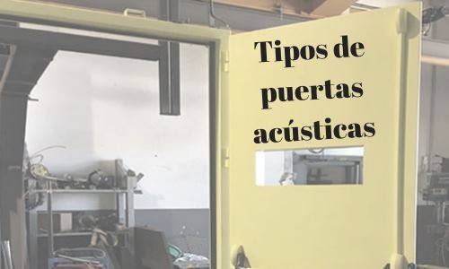 Tipos de puertas acústicas